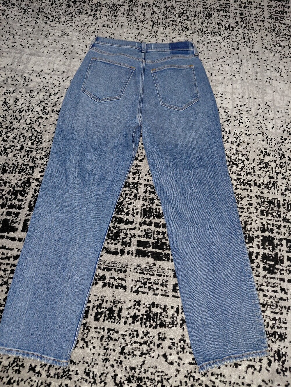 Abercrombie & Fitch Curve Love Ultra High Rise Ankle Straight Jeans Size 28 CC - Picture 10 of 12